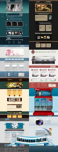 Web Templates Psd Pack 9 For Photoshop Web Templates Psd Pack 9 For Photoshop