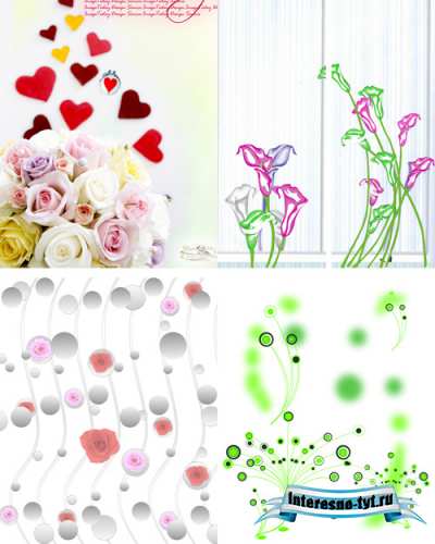 Sources For Photoshop - Different bouquets of flowers Sources For Photoshop - Different bouquets of flowers