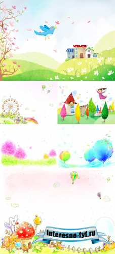 Abstract Spring Psd Backgrounds pack 5 for Photoshop