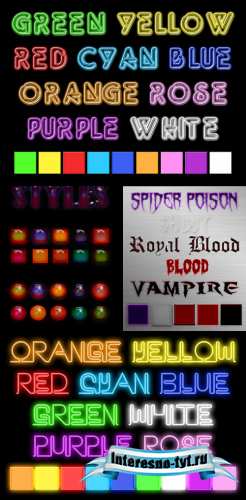 Text Styles for Photoshop Text Styles for Photoshop