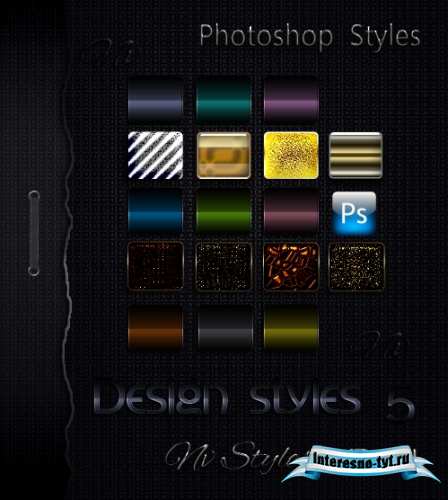Стили для Photoshop 5 – Цветной Дизайн 