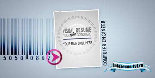 Visual Resume Alpha - Animated Curriculum - Project for After Effects (Videohive)