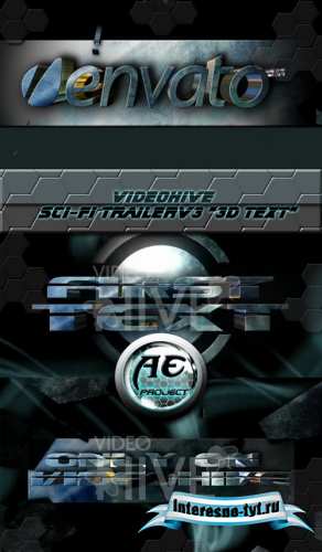 Sci-Fi TrailerV3 "3D TEXT" - AEP (Videohive)