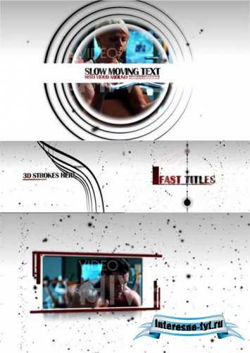 Fast Titles - After Effects Project (Videohive) 