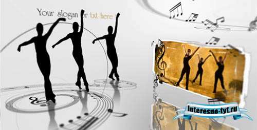 Ellegant Ballet Dancers Video display presentation - Project for After Effects (VideoHive)
