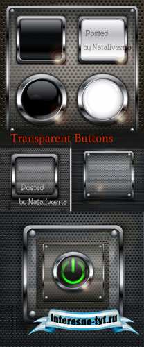 Прозрачные кнопочки / Transparent buttons - Stock photo Прозрачные кнопочки / Transparent buttons - Stock photo