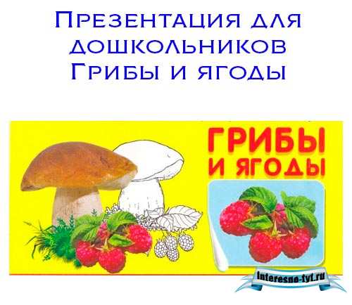 Презентация для дошкольников грибы и ягоды (съедобные и несъедобные) Презентация для дошкольников грибы и ягоды (съедобные и несъедобные)